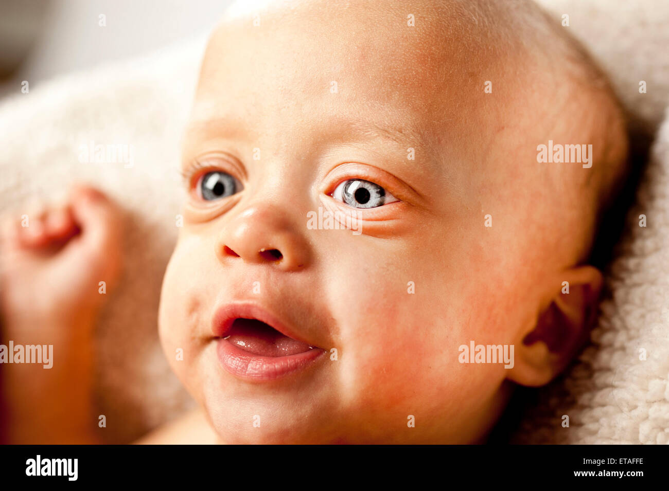 cute baby with big eyes