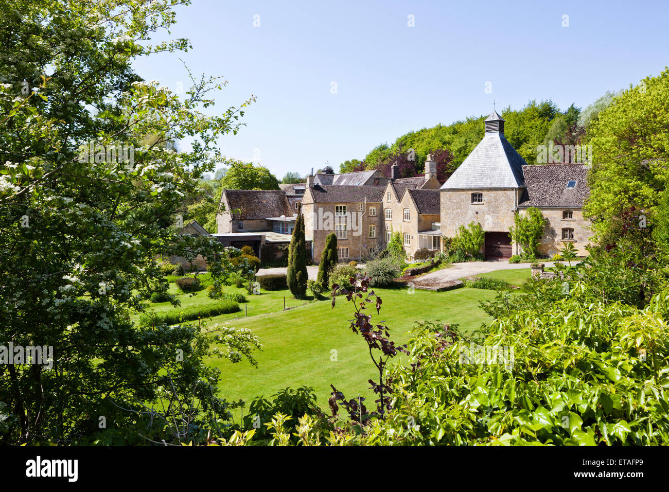 Donnington Brewery in the Cotswold village of Donnington, near Stow on
