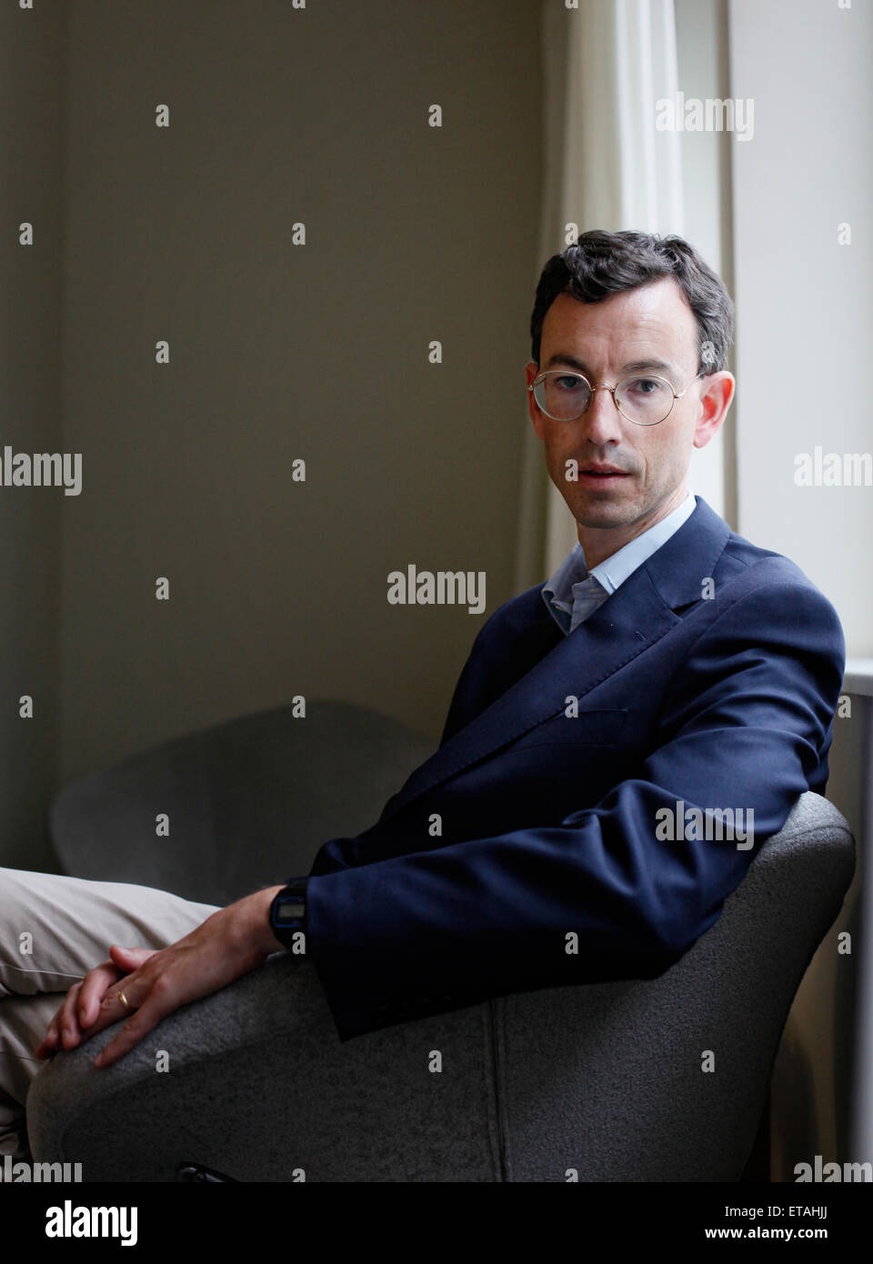 Berlin, Germany, Brendan Simms, historian and professor at the University of Cambridge Stock Photo