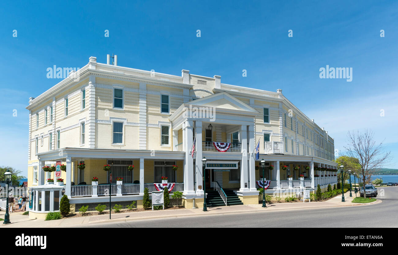 Michigan, Petoskey, Stafford's Perry Hotel, built 1899 Stock Photo Alamy