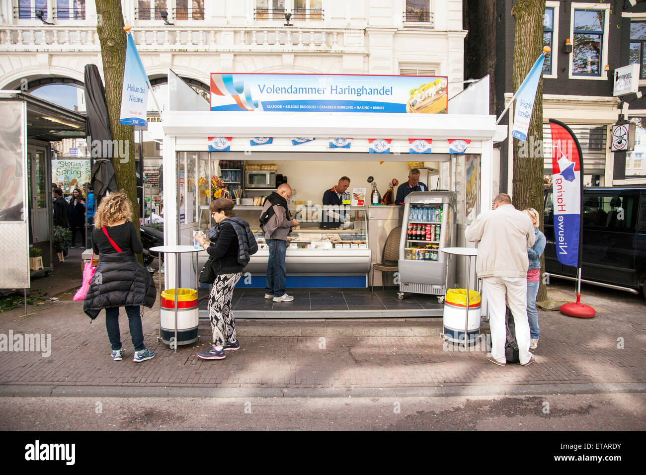 Amsterdam herring fish stall hires stock photography and images Alamy