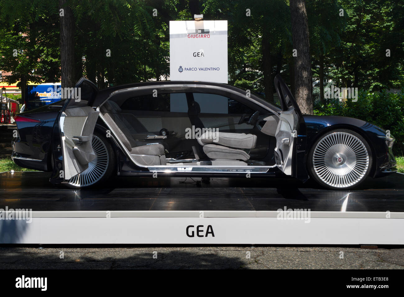 Turin, Italy, 11th June 2015. Prototype car GEA by Italdesign Giugiaro