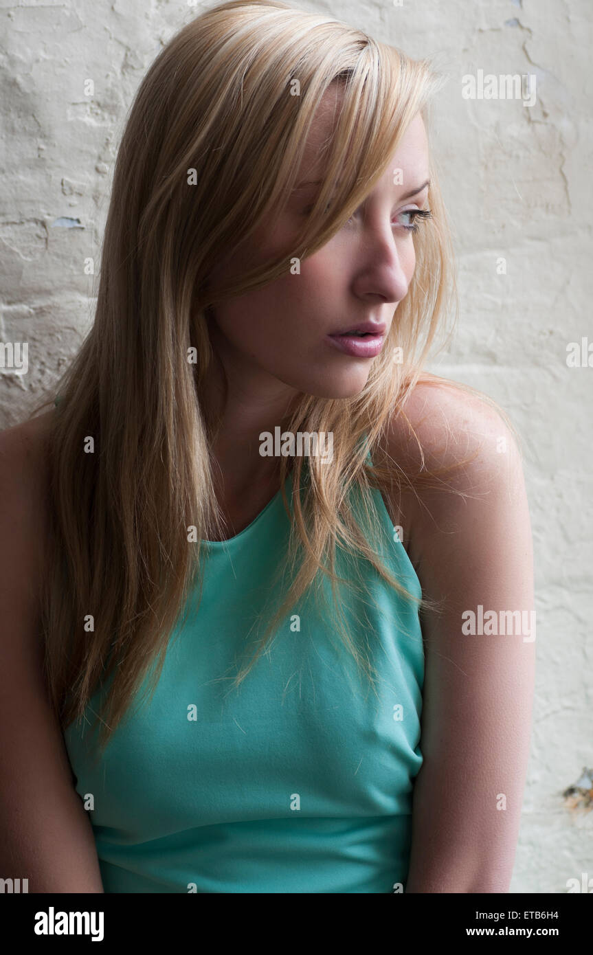 Beautiful young blonde hi-res stock photography and images - Alamy