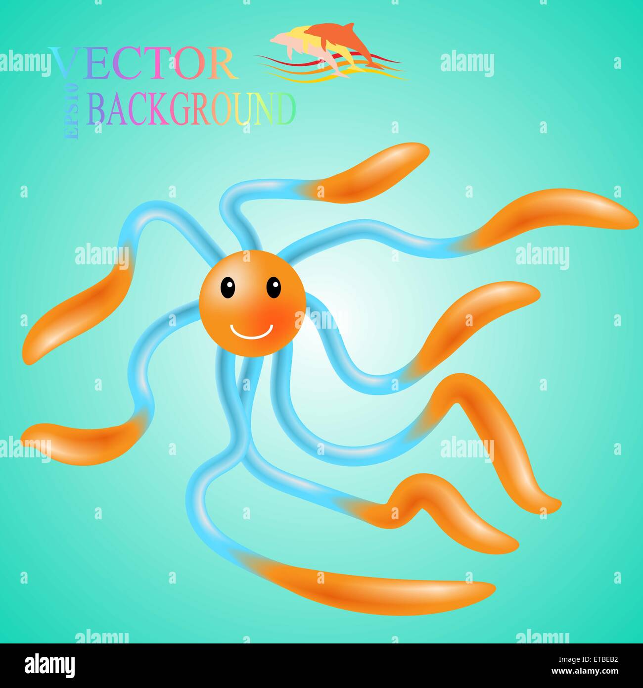 Abstract humor funny squid Stock Vector Image & Art - Alamy