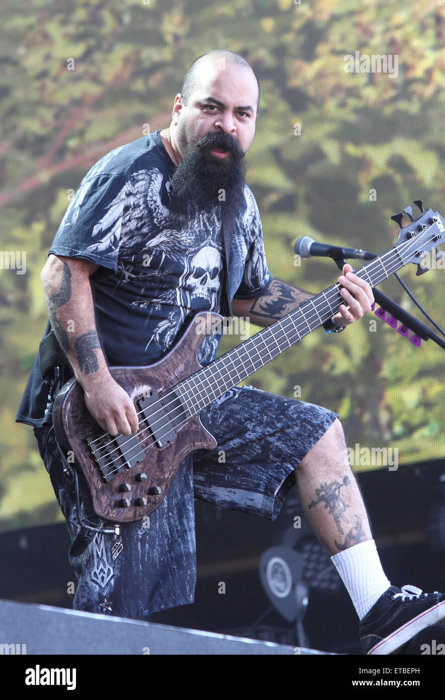 London. UK. Soulfly at the British Summertime music event , Hyde Park