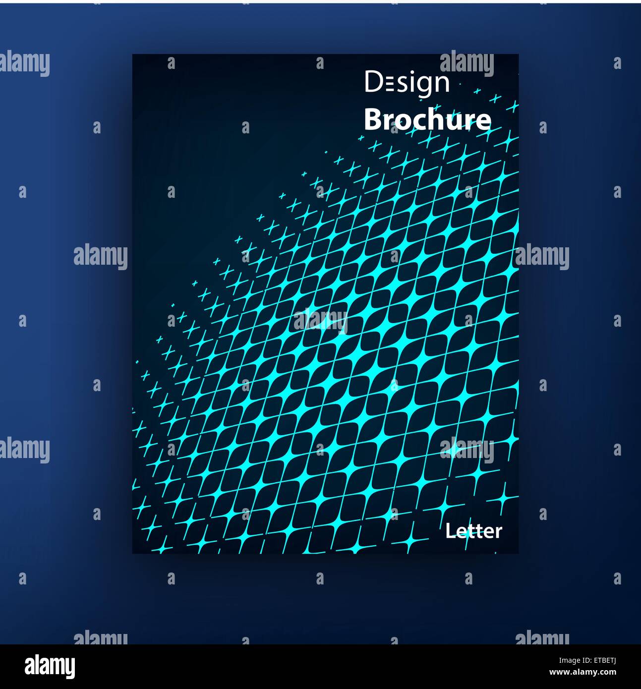 Vector brochure booklet cover design templates collection A4 Stock