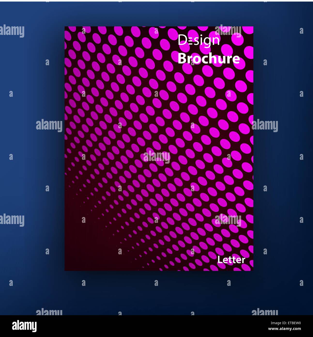 Vector brochure booklet cover design templates collection A4 Stock