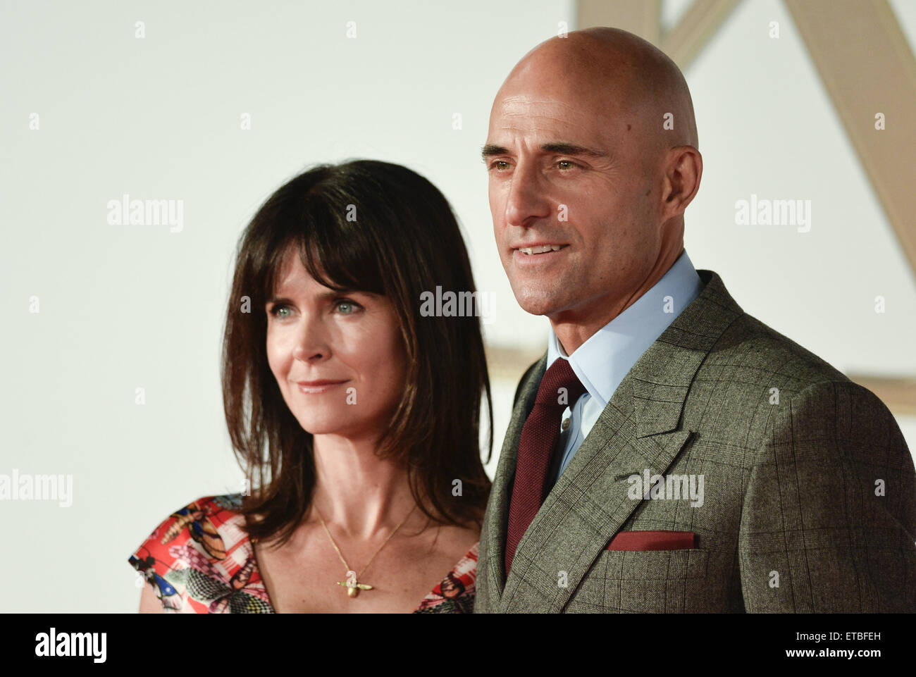 World premiere of the 'Kingsman: The Secret Service' at the Odeon Leicester Square - Arrivals  Featuring: Liza Marshall, Mark Strong Where: London, United Kingdom When: 15 Jan 2015 Credit: Euan Cherry/WENN.com Stock Photo
