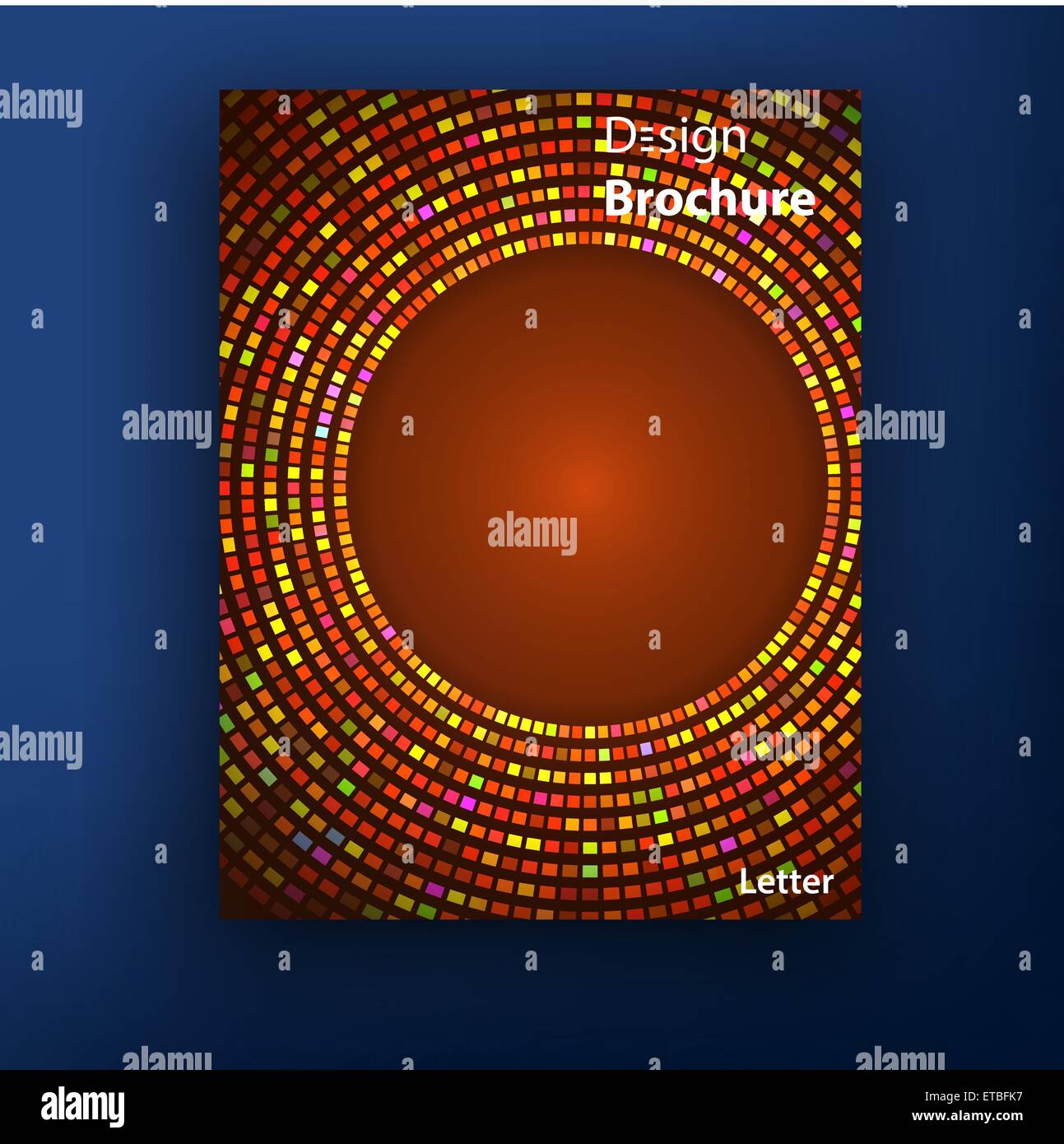 Vector brochure / booklet cover design templates collection A4 Stock