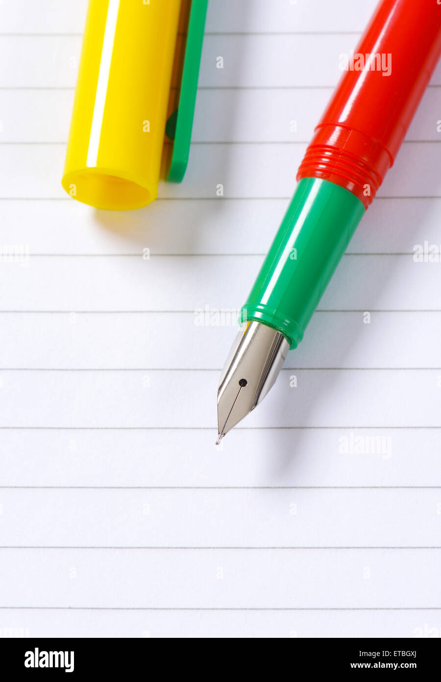 Fountain pen paper above hi-res stock photography and images - Alamy