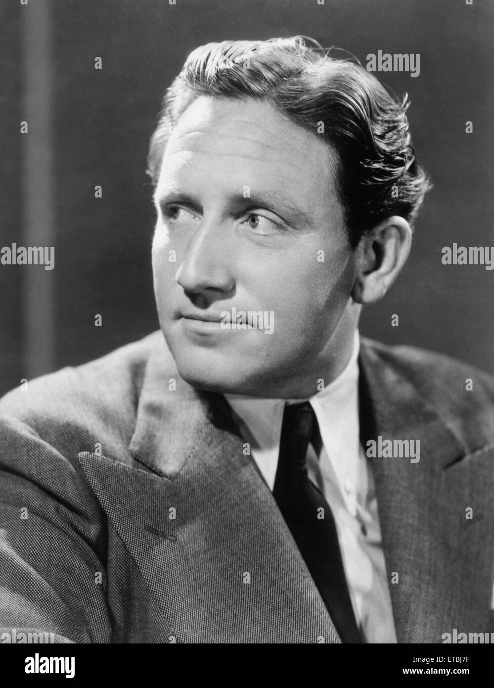 Actor Spencer Tracy, Publicity Portrait, circa 1938 Stock Photo