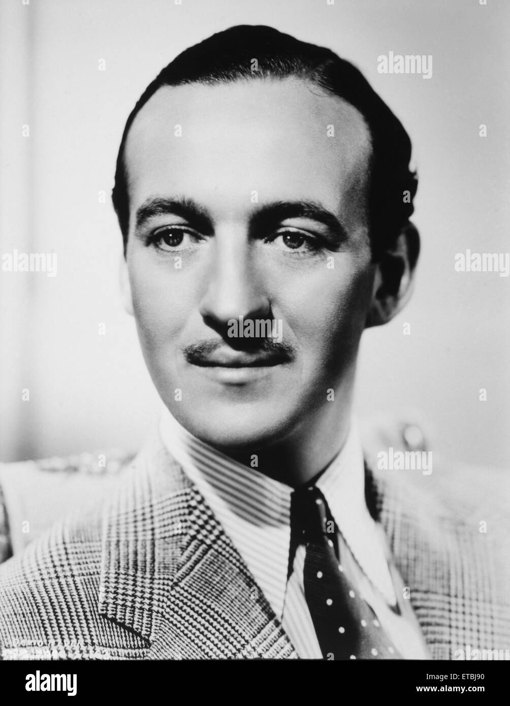 Actor David Niven, Portrait, circa 1935 Stock Photo