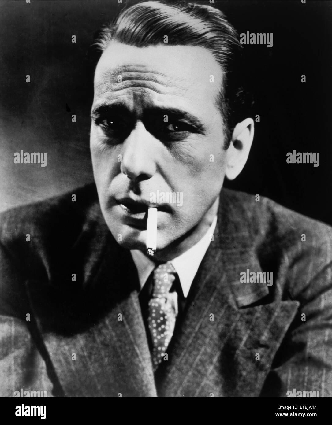Humphrey Bogart, Publicity Portrait for the Film 'The Maltese Falcon', 1941 Stock Photo