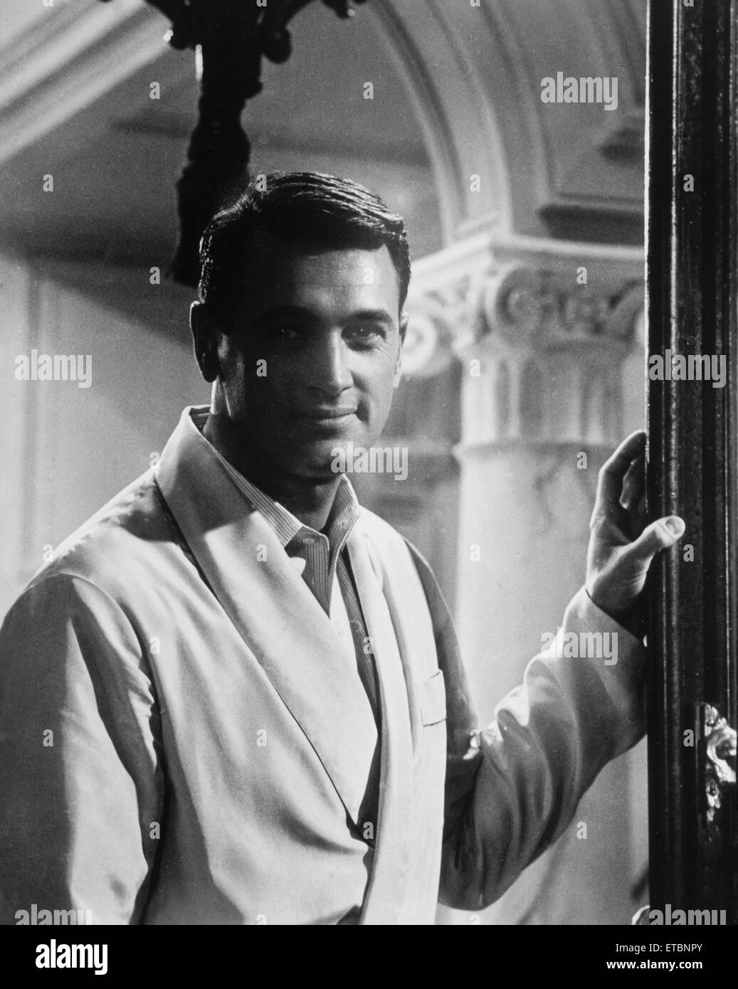 Rock Hudson, on-set of the Film 'Come September', 1961 Stock Photo