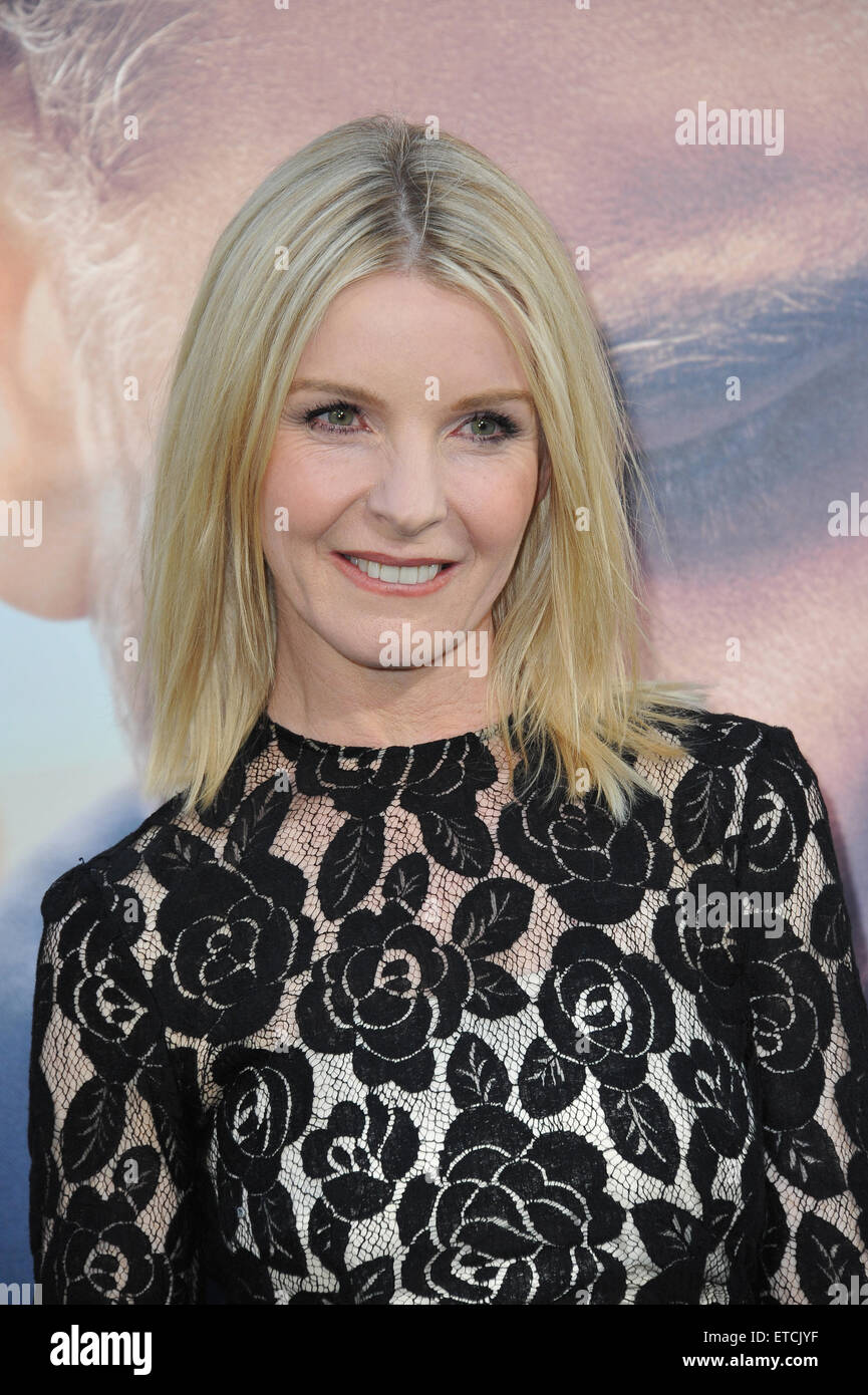 LOS ANGELES, CA - APRIL 16, 2015: Jacqueline McKenzie at the Los Angeles premiere of her movie 'The Water Diviner' at the TCL Chinese Theatre, Hollywood. Stock Photo