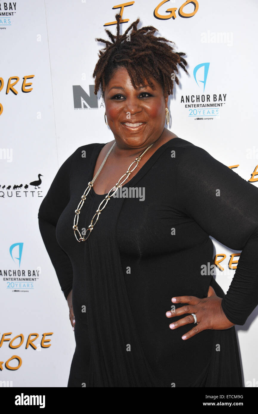 LOS ANGELES, CA - APRIL 20, 2015: Cleo King at the premiere of her ...