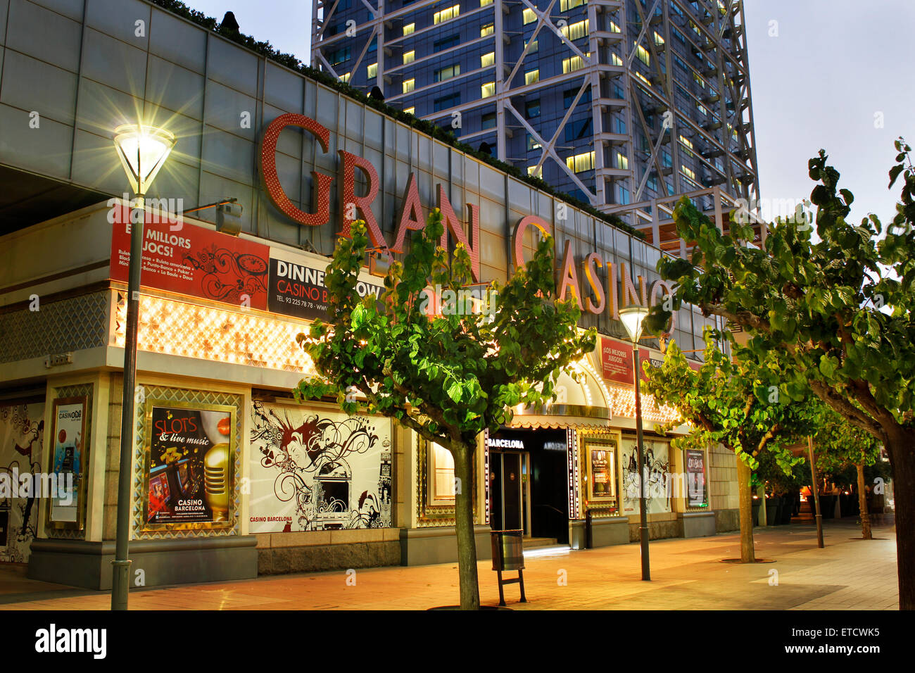 Gran Casino de Barcelona. Stock Photo