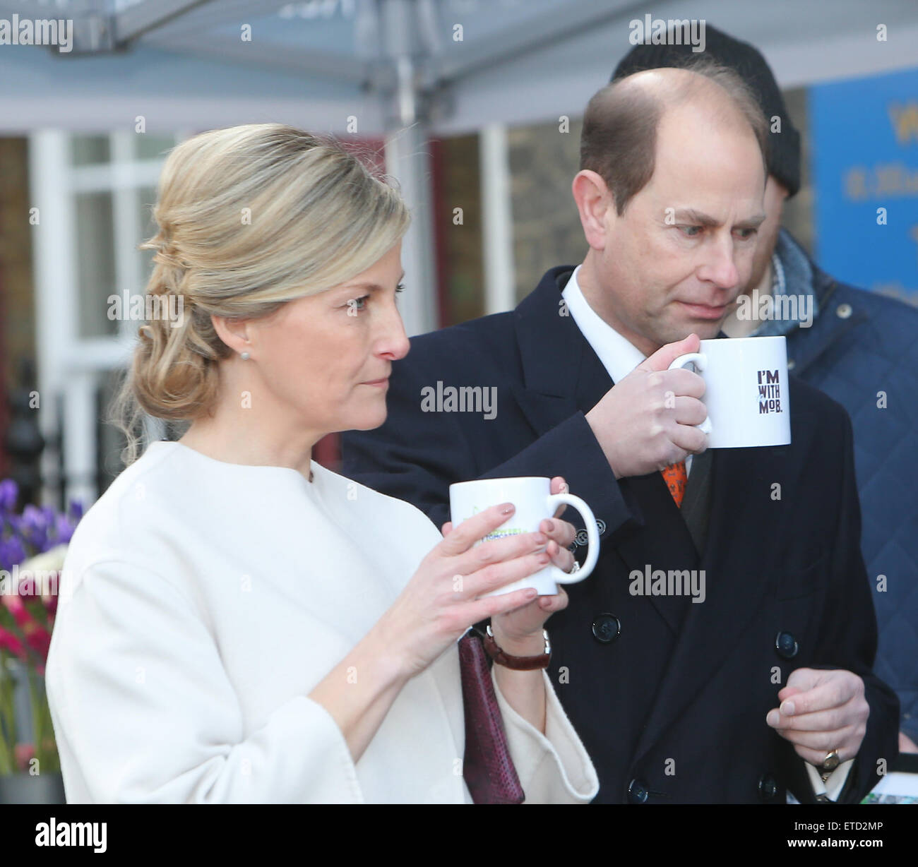 The Earl and Countess of Wessex visit Tomorrow's People Social Enterprise's at St. Anselm'a Church in Kennington on her 50th birthday  Featuring: Sophie Countess of Wessex, Prince Edward Where: London, United Kingdom When: 20 Jan 2015 Credit: WENN.com Stock Photo