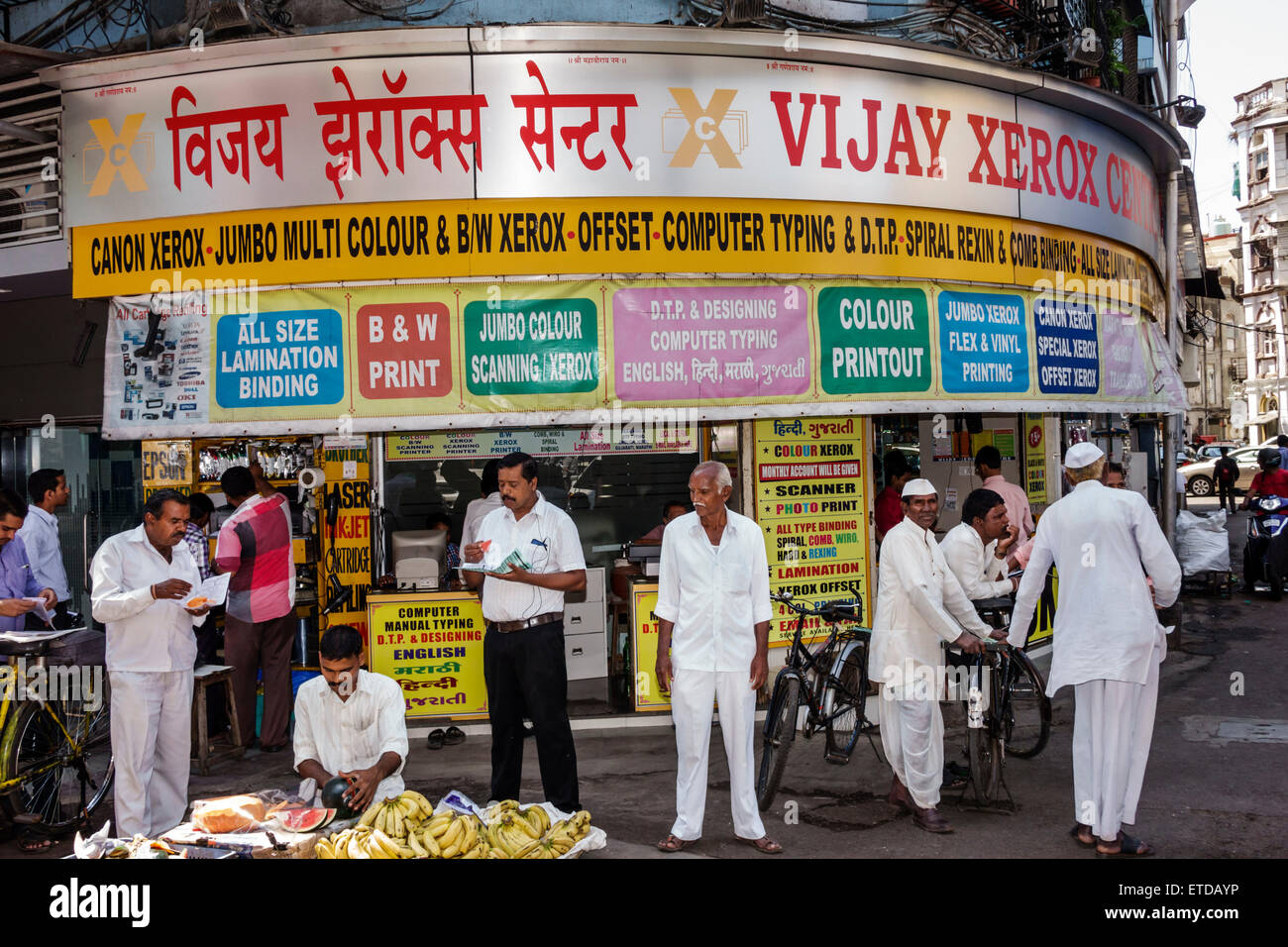 India, Indian, Asian Asians, Mumbai, Fort Mumbai, Kala Ghoda, Xerox Centre, center, copier