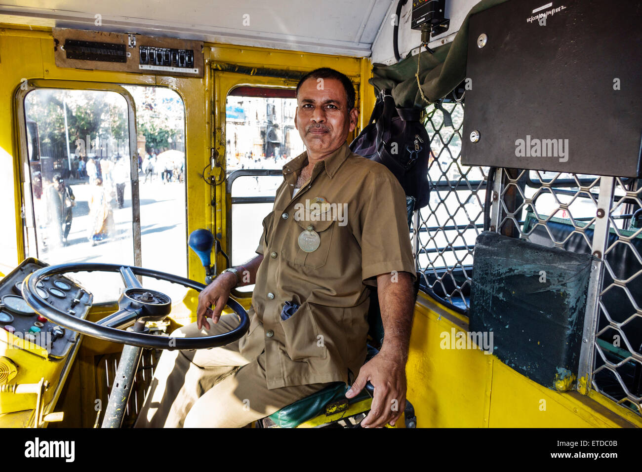 Mumbai India Indian Asian Fort Mumbai BEST bus public transportation