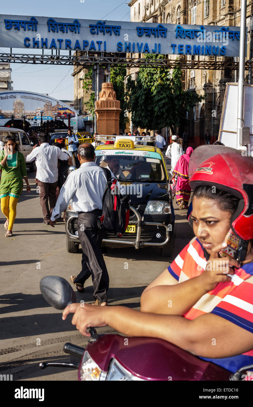 Indian woman on a scooter hires stock photography and images Alamy