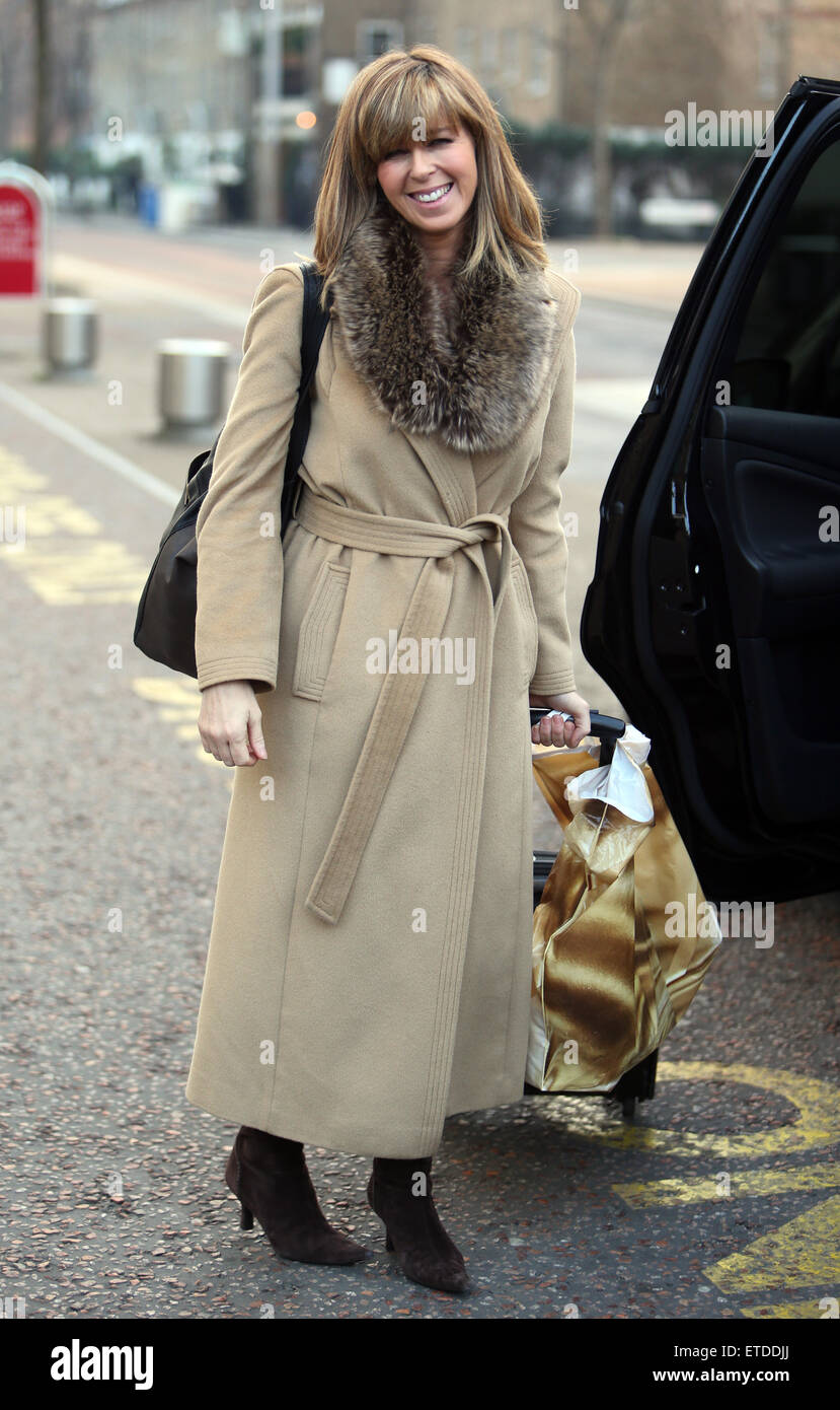 Kate Garraway outside ITV Studios  Featuring: Kate Garraway Where: London, United Kingdom When: 23 Jan 2015 Credit: Rocky/WENN.com Stock Photo