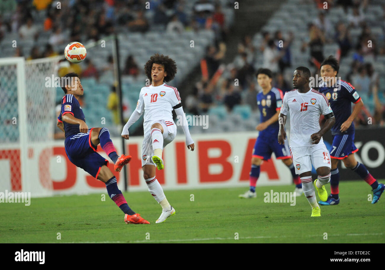 Japan was beaten in a penalty shootout by the United Arab Emirites in the AFC Quarter Finals tonight, It represents the biggest shock result in the history of the tournament  Featuring: Shinji Kagawa, Omar Abdulrahman Where: Sydney, Australia When: 23 Jan 2015 Credit: WENN.com Stock Photo