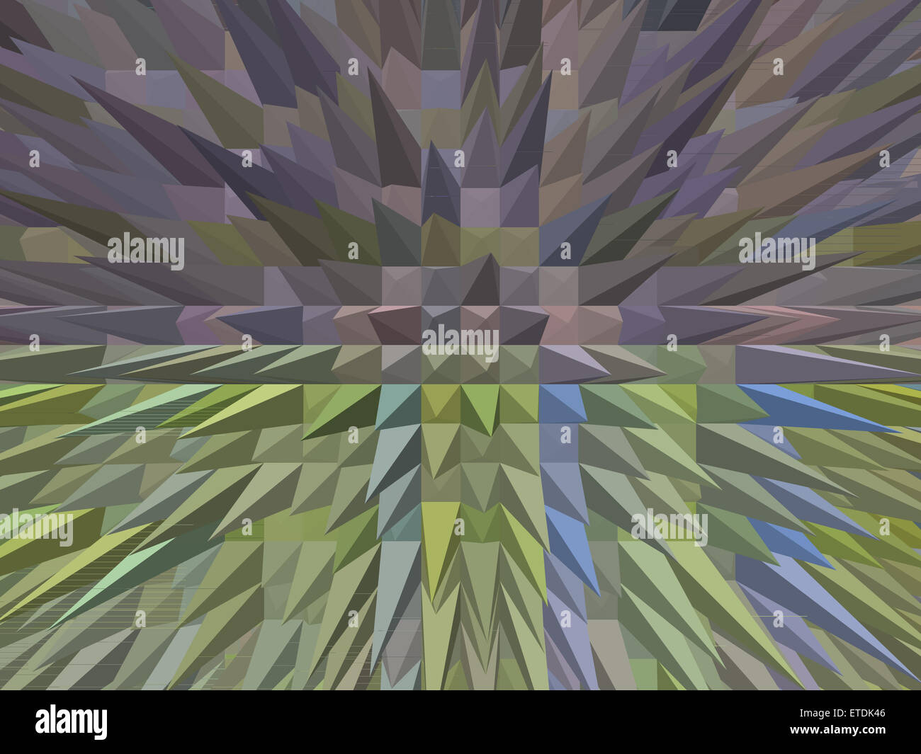 Colorful pyramid extrude background Stock Photo - Alamy