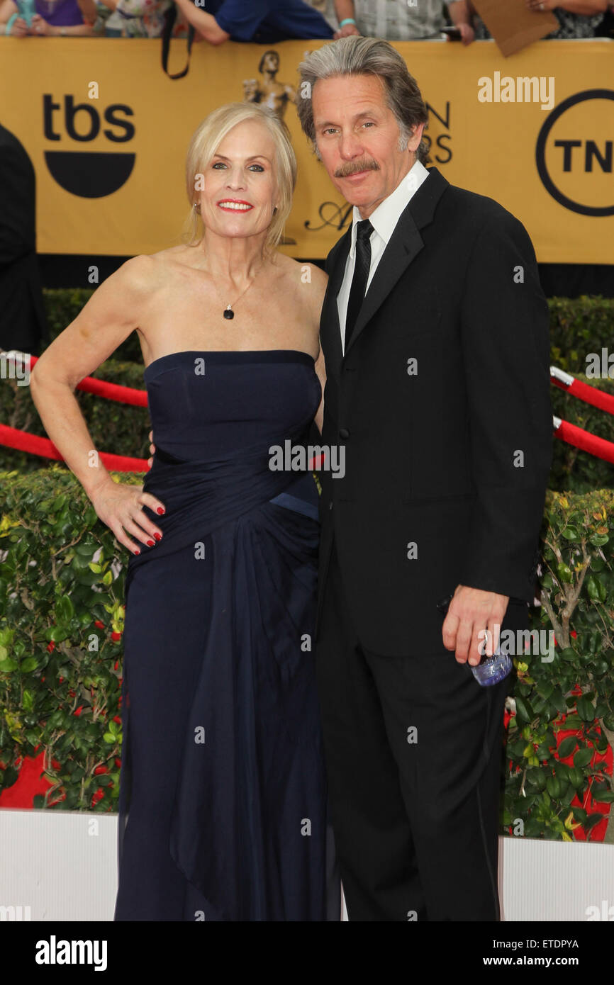 21st Annual SAG Awards at the Shrine Auditorium  Featuring: Teddi Siddall, Gary Cole Where: Los Angeles, California, United States When: 25 Jan 2015 Credit: FayesVision/WENN.com Stock Photo