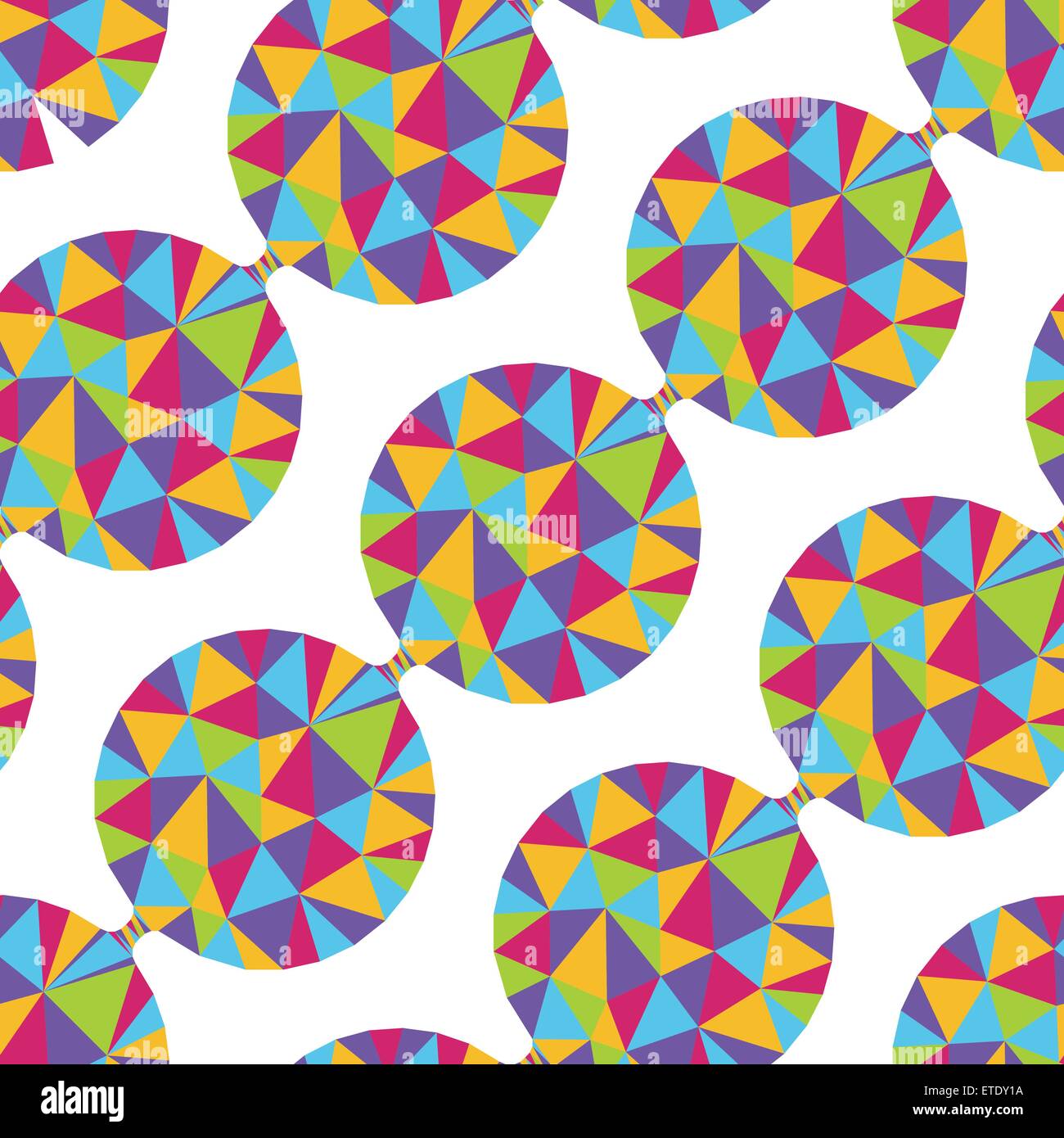 Geometric seamless pattern with gems. Vector illustration.Can be used ...