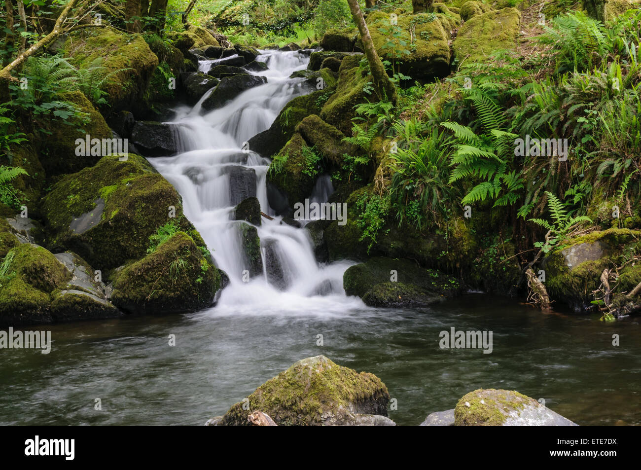 Waterfall Long Exposure Stock Photo - Alamy