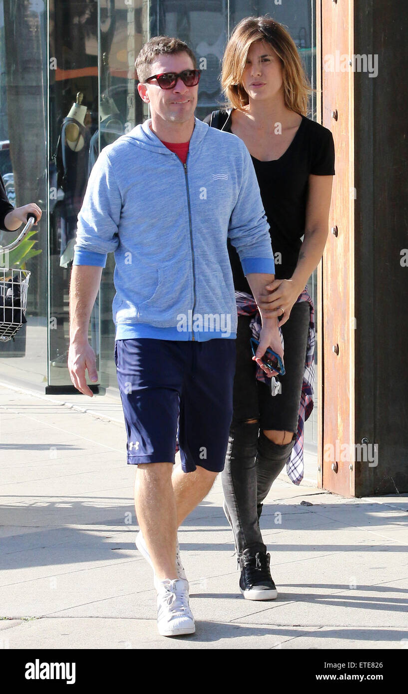 Elisabetta Canalis and husband Brian Perri leave Urth Cafe in West Hollywood  Featuring: Elisabetta Canalis, Brian Perri Where: Los Angeles, California, United States When: 31 Jan 2015 Credit: WENN.com Stock Photo