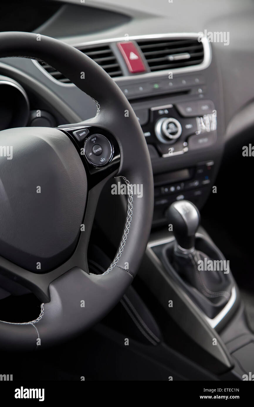 Detail of the car interior Stock Photo - Alamy