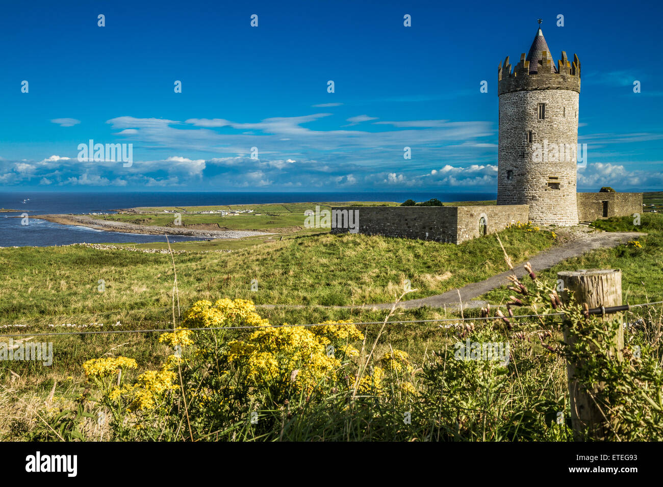 Irish Castle Stock Photo