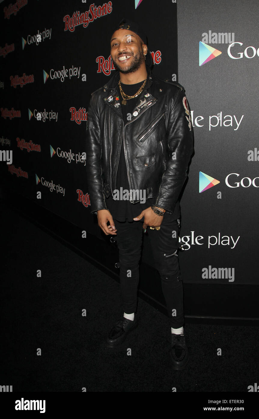 Singer Rio James Rolling Stone and Google Play Grammy Party at El Rey Theatre - Arrivals ...