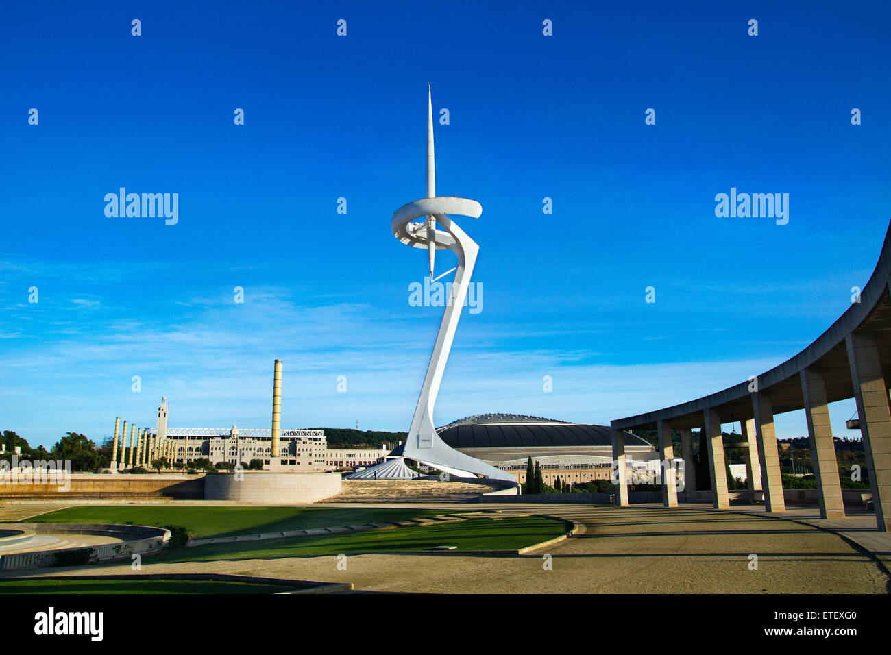 Olympic Ring Anella Ol mpica Palau Sant Jordi Estadi Ol mpic And olympic-ring-anella-ol-mpica-palau-sant-jordi-estadi-ol-mpic-and