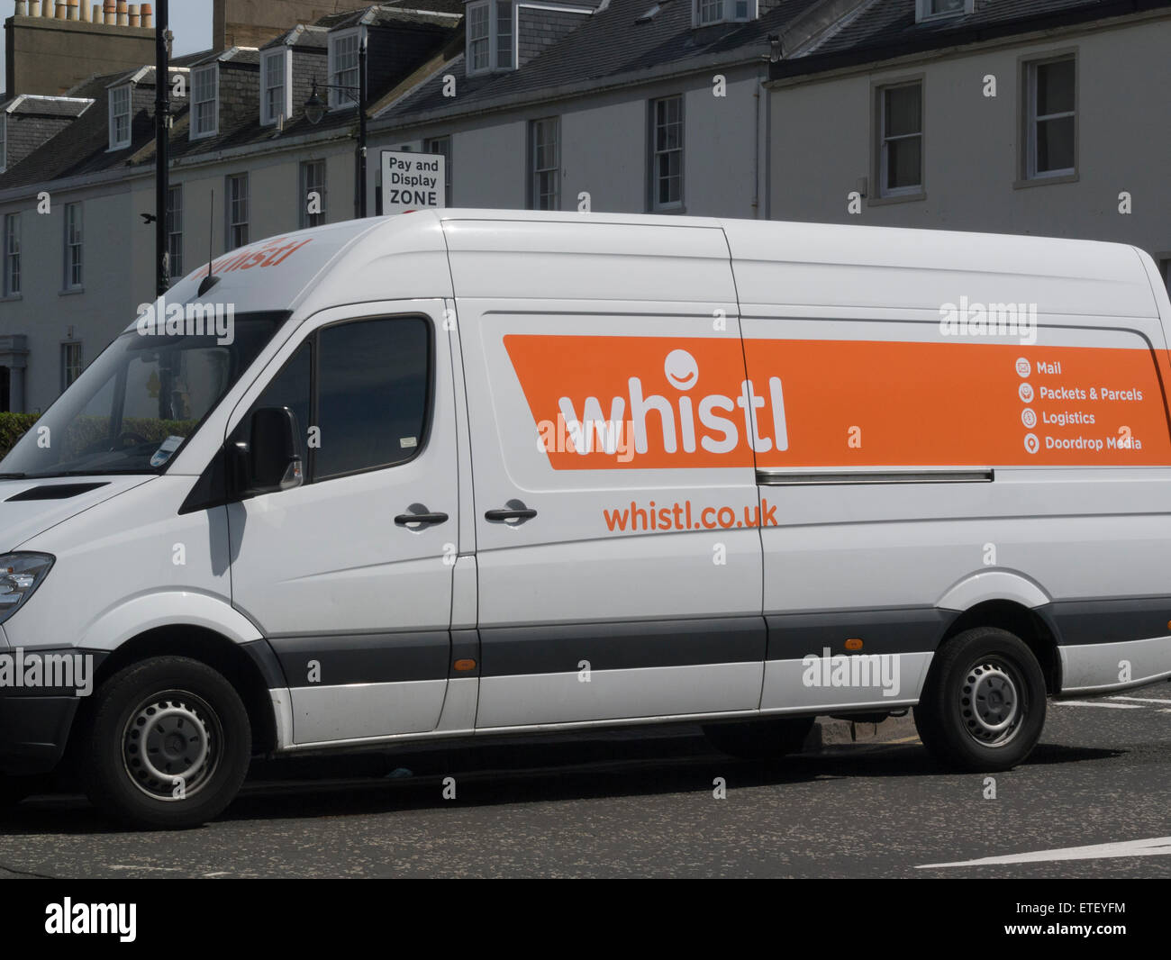 Whistl business post and mail delivery service van reliable parcel and