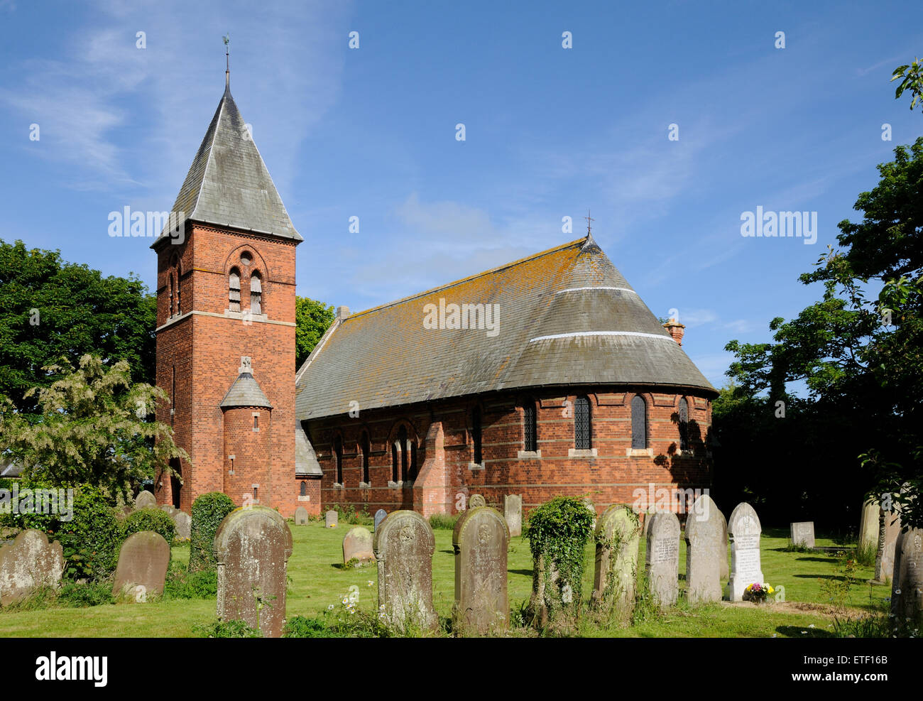 Holy Trinity Church, Sunk Island, East Yorkshire, England Stock Photo