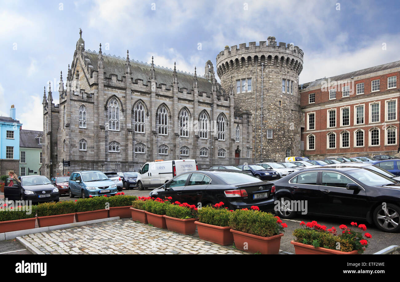 Chapel Royal and Record Tower in Dublin Castle Stock Photo - Alamy