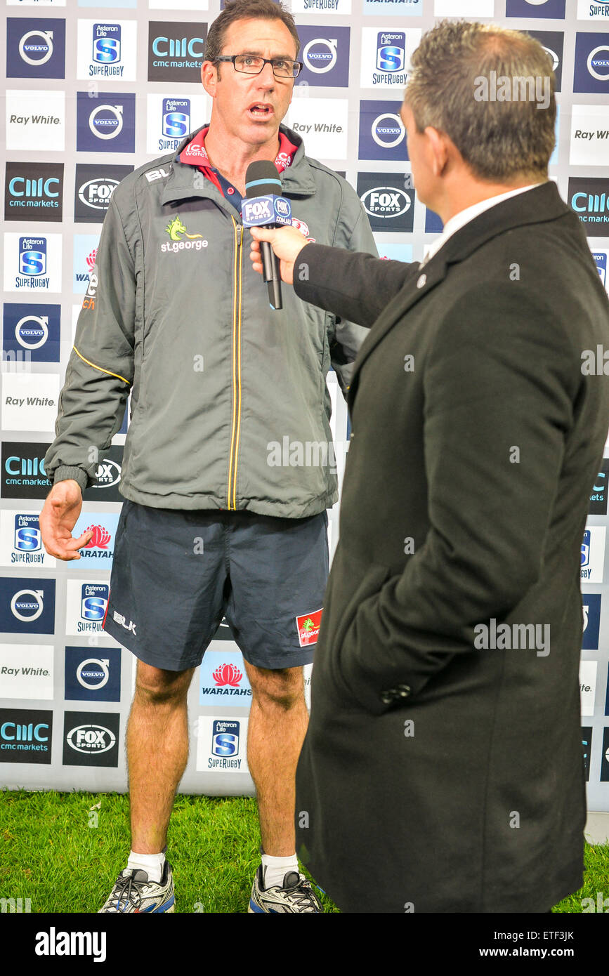 Sydney, AUSTRALIA - June 13, 2015: The NSW Waratahs will host their ...