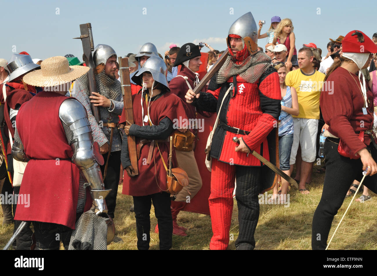 Battle of Grunwald 1410 Stock Photo