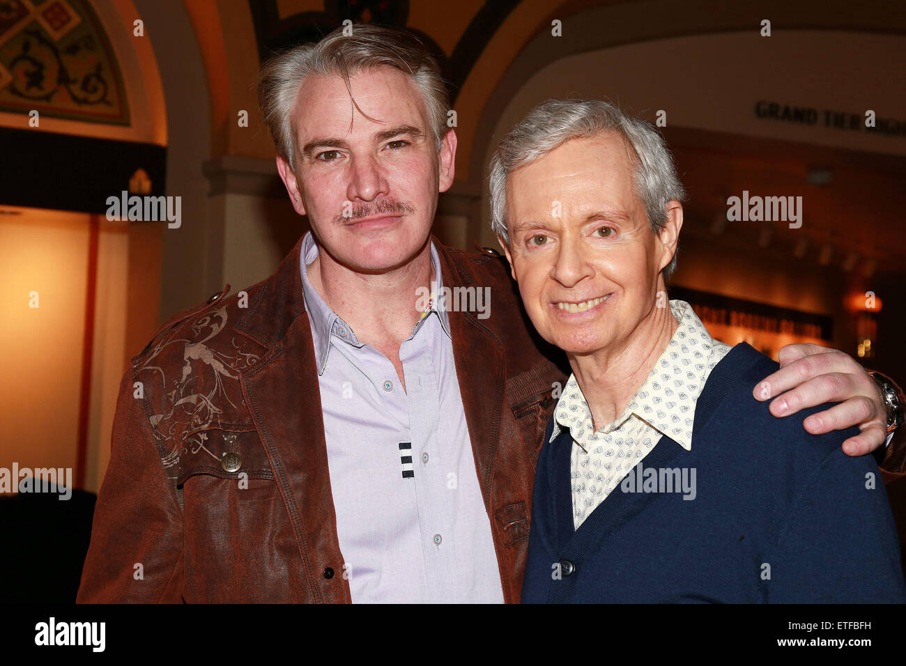 Closing night party for Encores! production of Lady Be Good at NY City Center.  Featuring: Douglas Sills, Guest Where: New York, New York, United States When: 09 Feb 2015 Credit: Joseph Marzullo/WENN.com Stock Photo