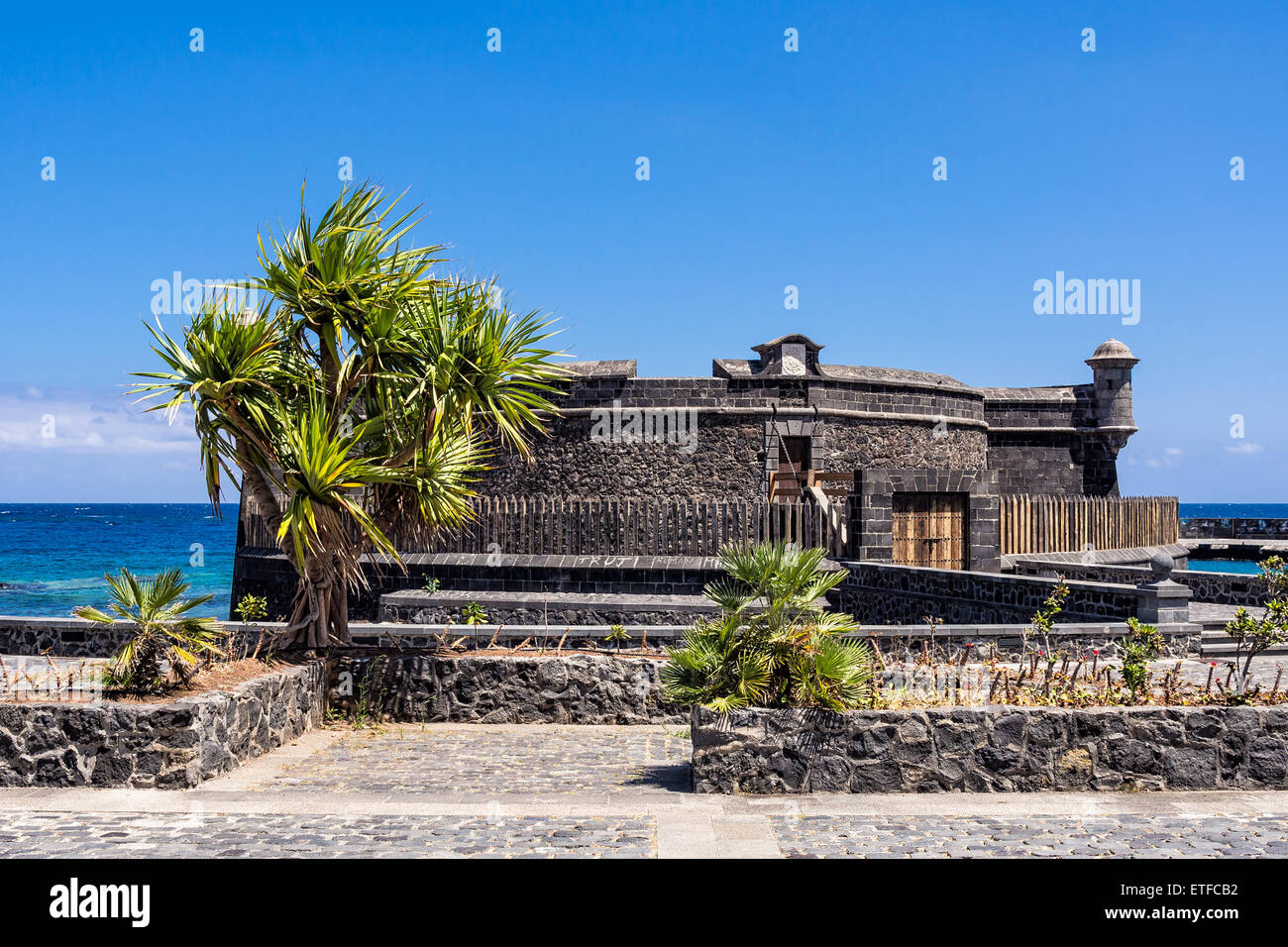 Castillo de San Juan Bautista on the island Tenerife Stock Photo
