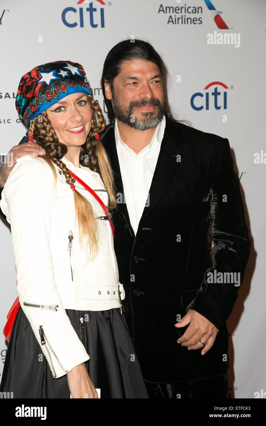 Chloe trujillo and robert trujillo and metallica hi-res stock