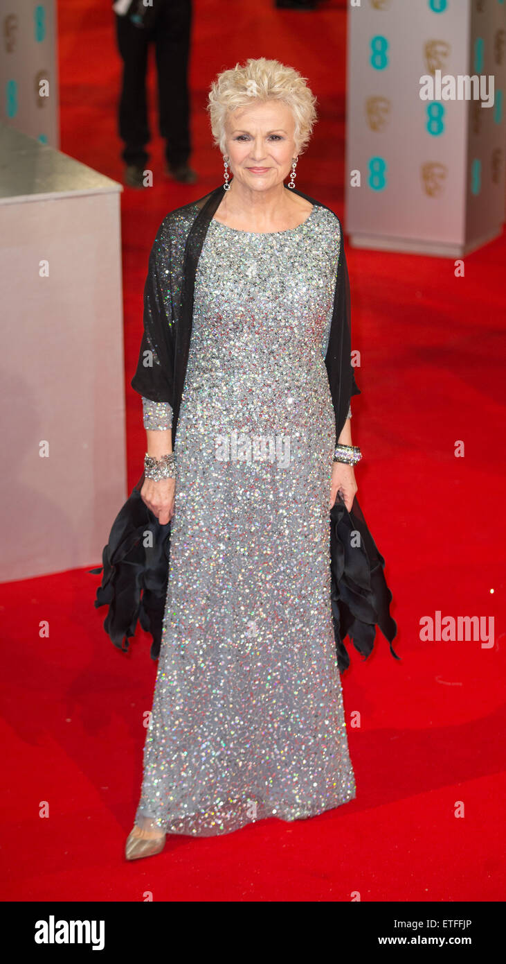 The EE British Academy Film Awards held at the Royal Opera House, Covent Garden - Arrivals  Featuring: Julie Walters Where: London, United Kingdom When: 08 Feb 2015 Credit: Mario Mitsis/WENN.com Stock Photo