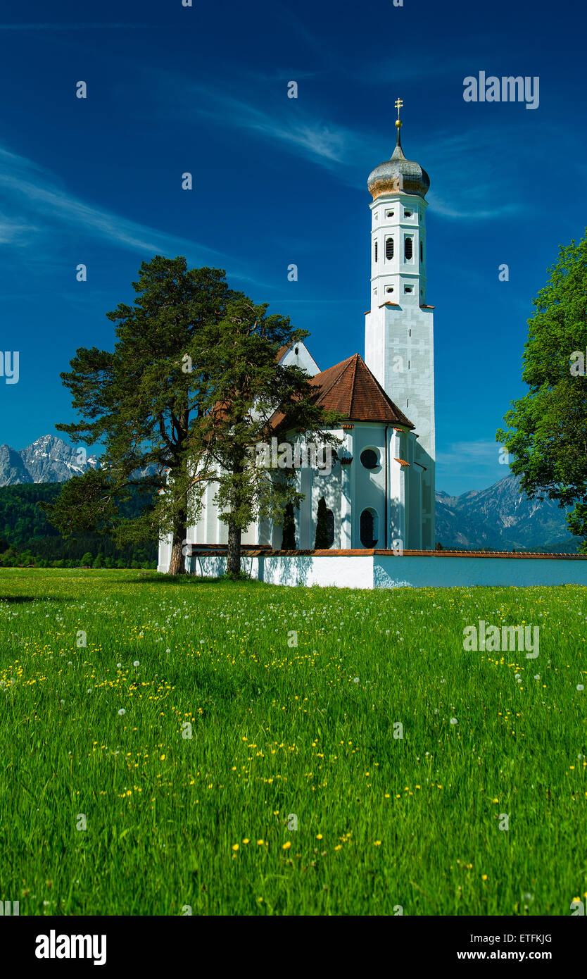 St. Coleman's Church in Bavaria, Germany Stock Photo - Alamy