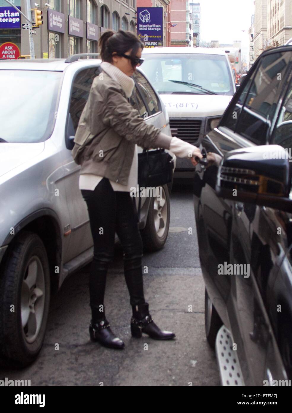 Hailey Baldwin And Kendall Jenner Spotted In Soho Featuring