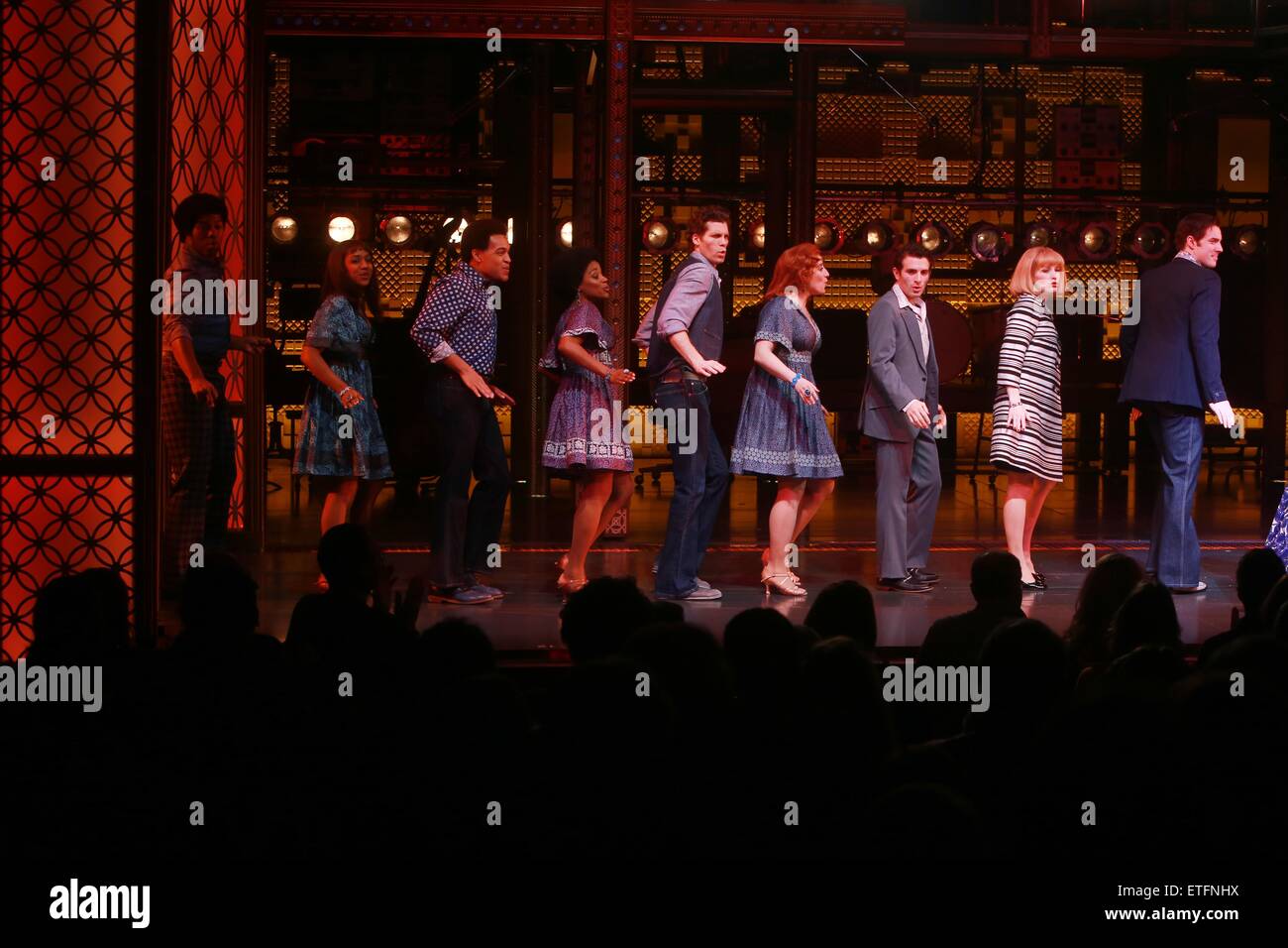 The cast of' Beautiful The Carole King Musical' celebrate their recent