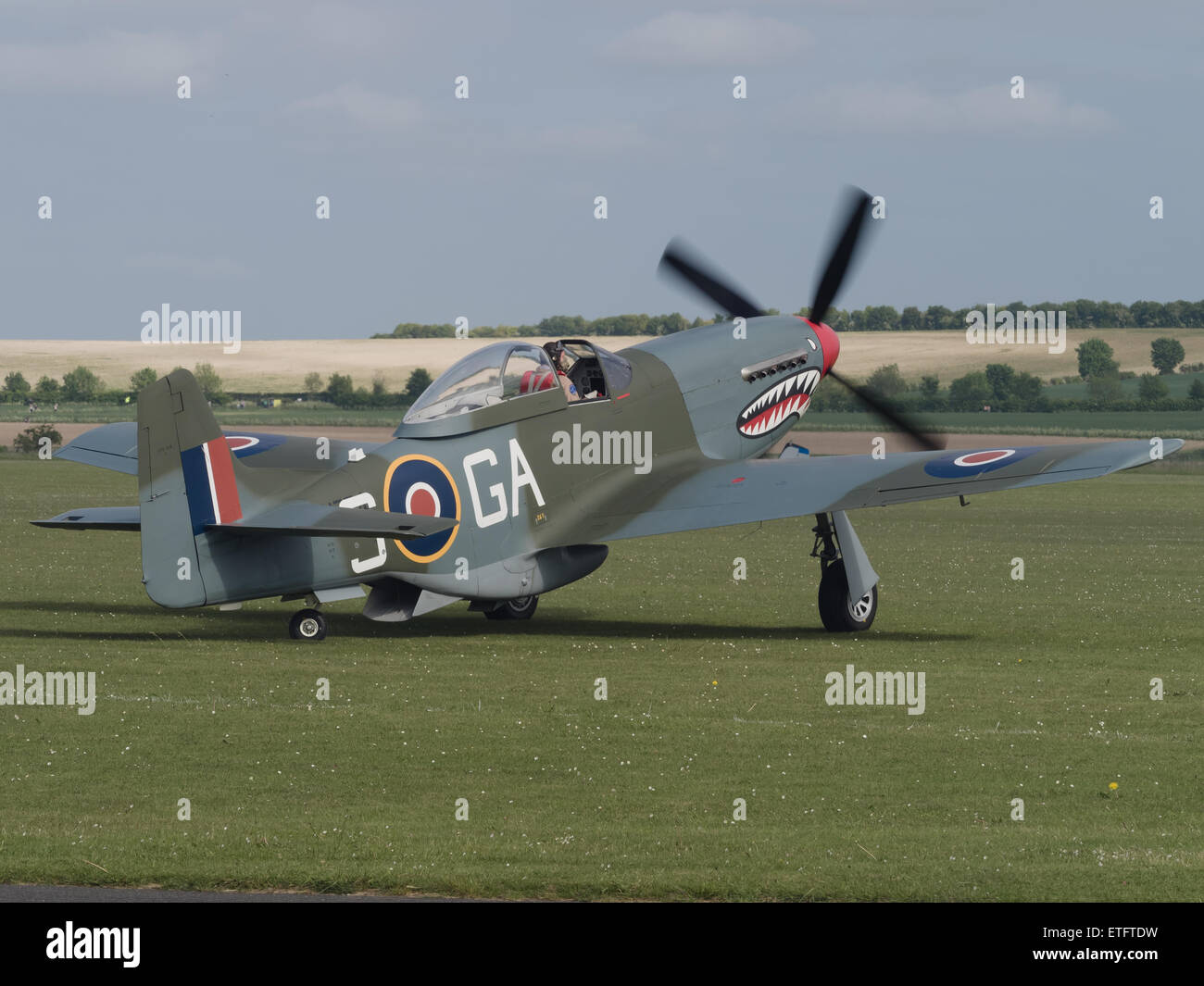 Raf p51 mustang hi-res stock photography and images - Alamy