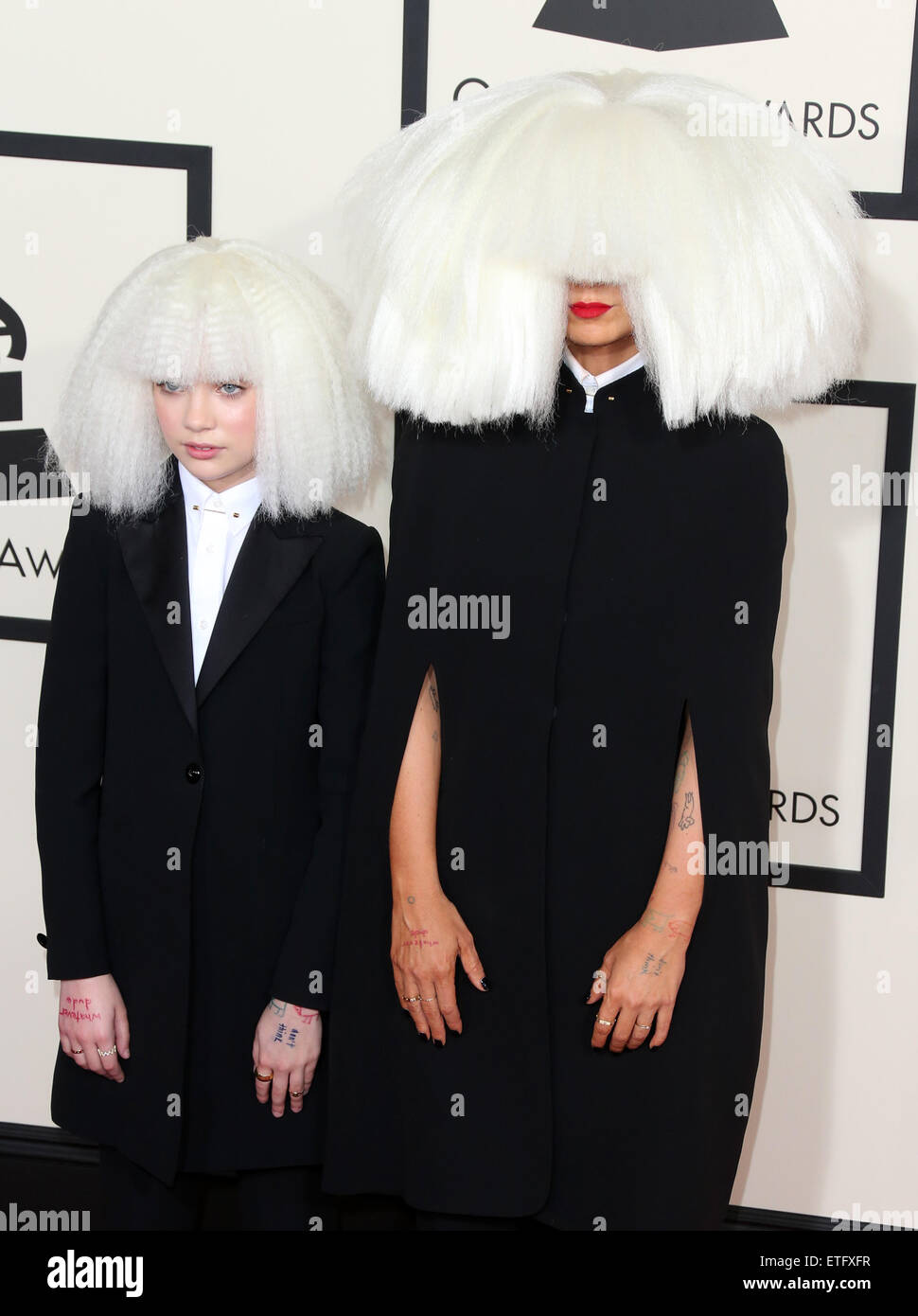 The 57th Annual GRAMMY Awards Featuring: Sia, Maddie Ziegler Where: Los
